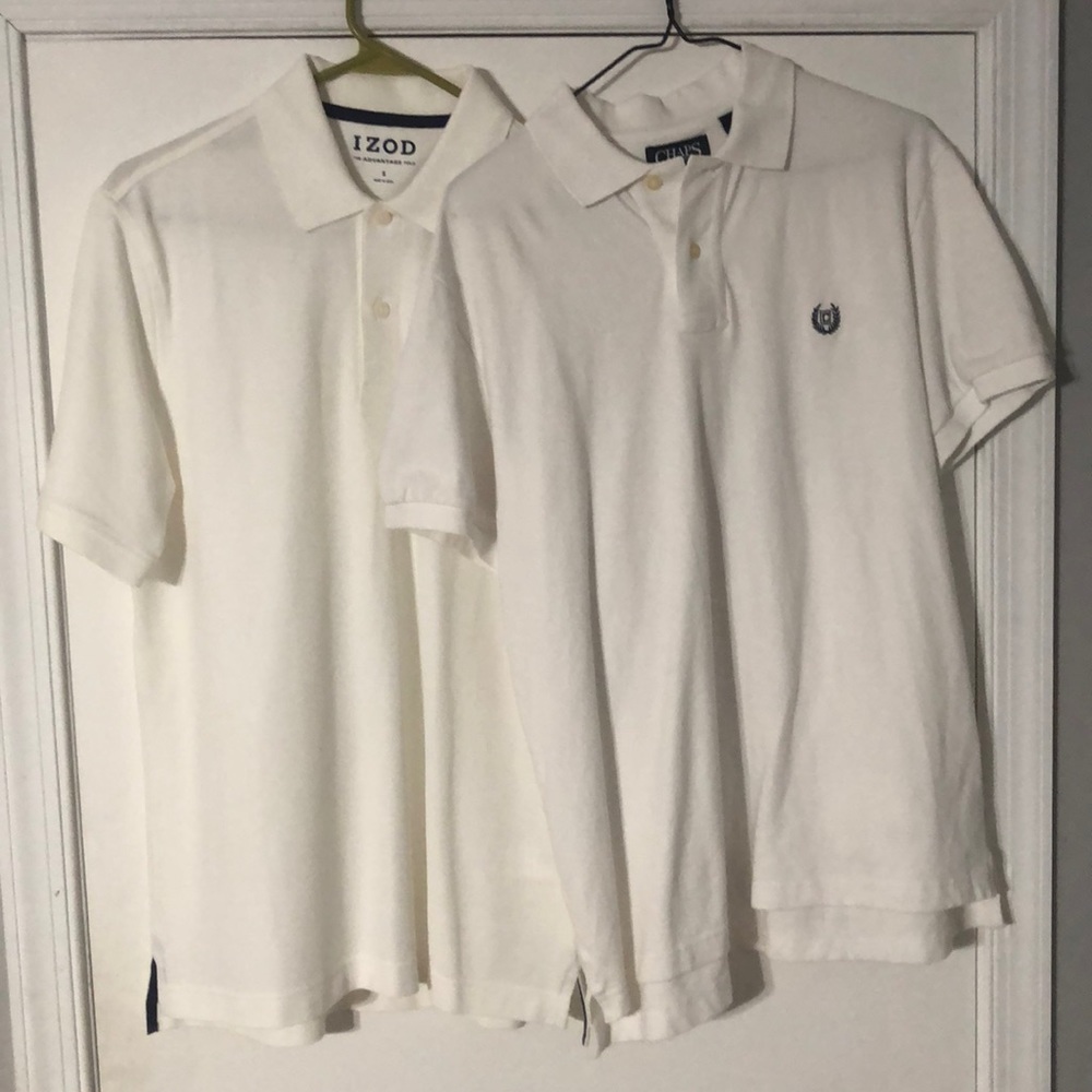 Chaps and Izod men’s polo